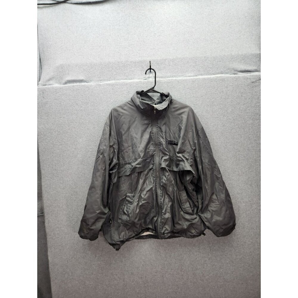 First‎ Down Superior Quality Mens Grey Windbreaker Jacket Size L